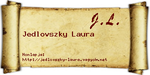 Jedlovszky Laura névjegykártya